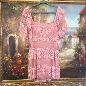 NWT Free People Creamy Pink Mini - Size L